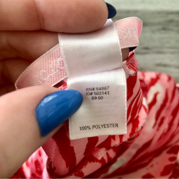 Vintage 2000 Y2K Victoria’s Secret Animal Print Satin Slip Top - Picture 5 of 6